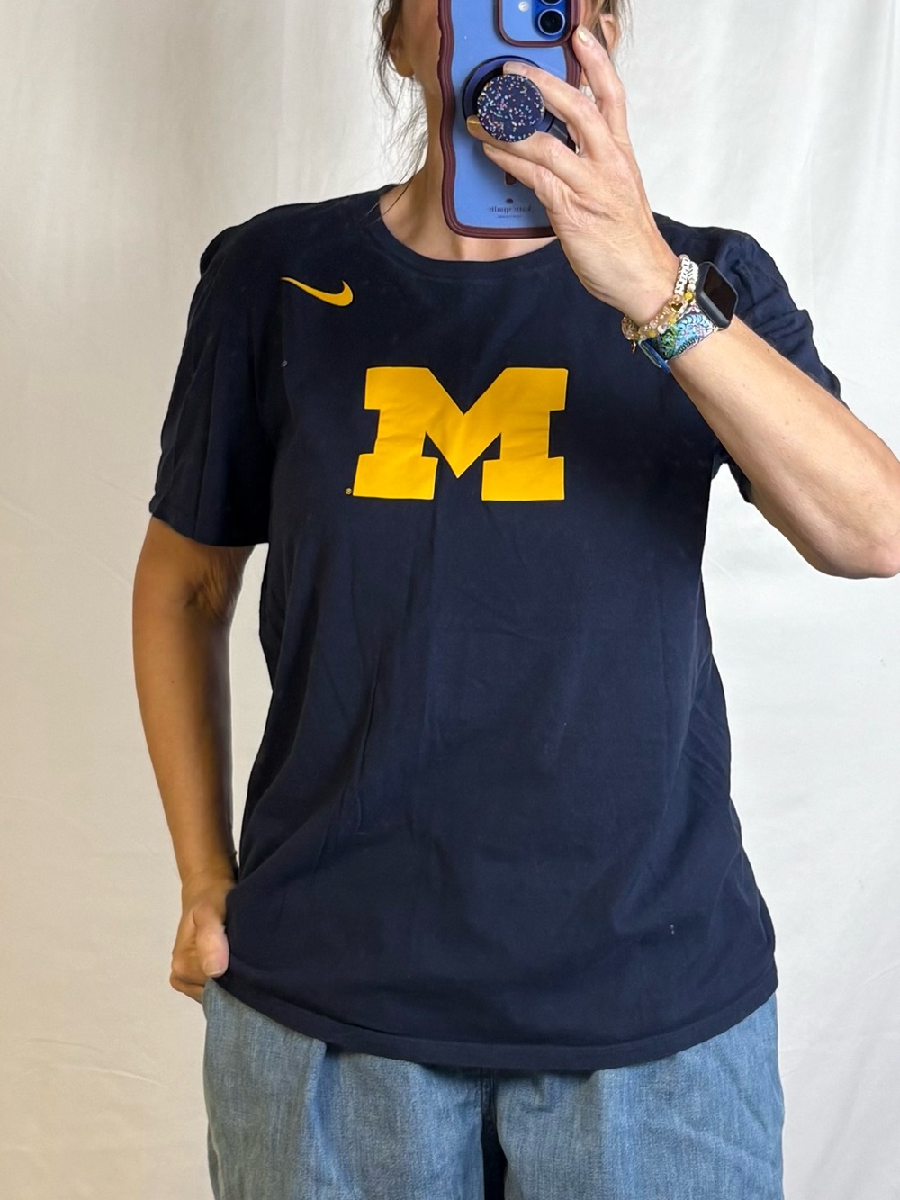 Nike Women's Navy U of M T-Shirt